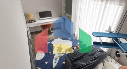 Квартира 2 + 1 в споруджуваному комплексі в районі Окурджалар