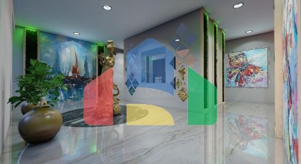 Квартира 2 + 1 в споруджуваному комплексі в районі Окурджалар