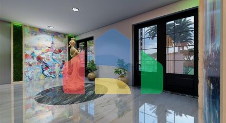 Квартира 2 + 1 в споруджуваному комплексі в районі Окурджалар