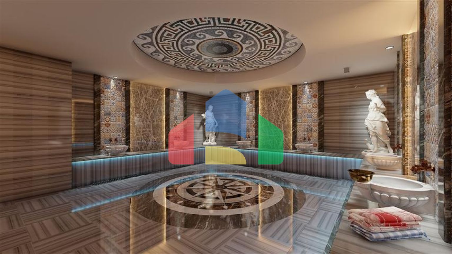 Квартира 2 + 1 в споруджуваному комплексі в районі Окурджалар