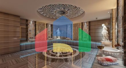 Квартира 2 + 1 в споруджуваному комплексі в районі Окурджалар