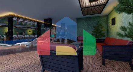 Квартира 2 + 1 в споруджуваному комплексі в районі Окурджалар