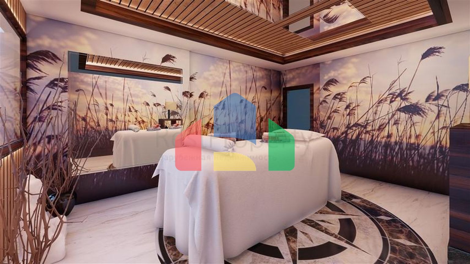 Квартира 2 + 1 в споруджуваному комплексі в районі Окурджалар