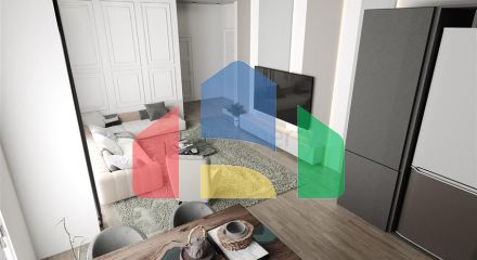 Квартира 2 + 1 в споруджуваному комплексі в районі Окурджалар