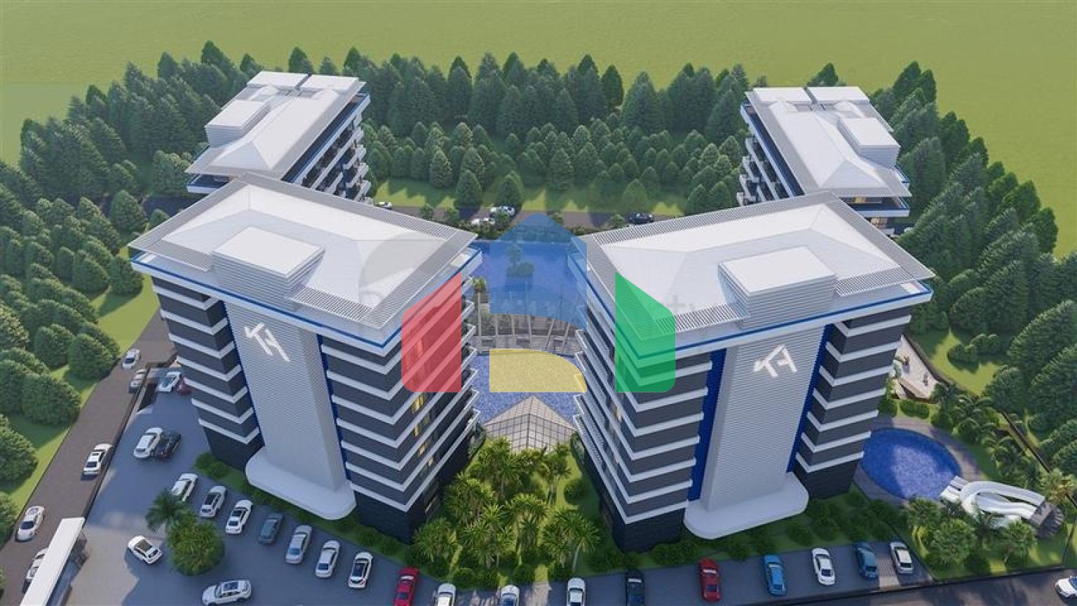 Новый красивый комплекс люкс класса в Окуджаларе