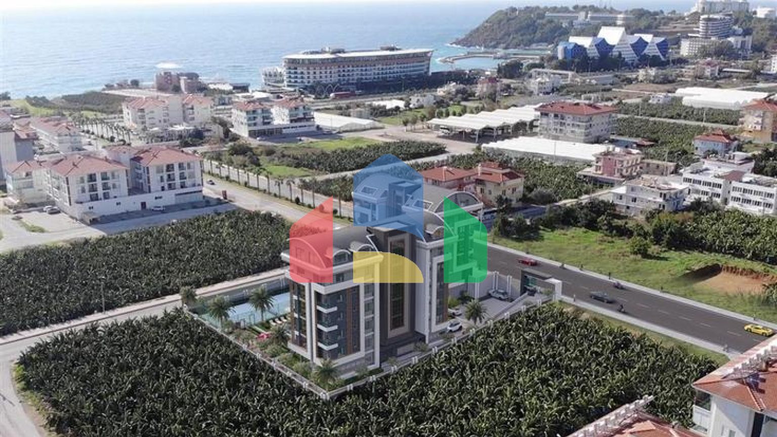 Инвестиционный проект в 400м от моря в районе Окурджалар