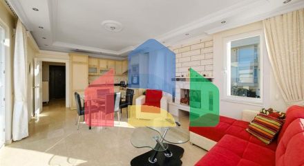 Пентхаус 3+1 с панорамными видами на море в районе Конаклы