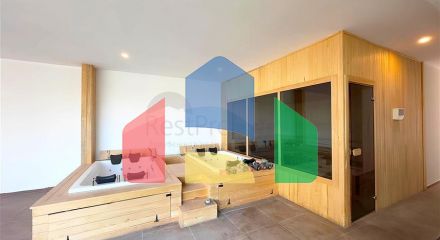 Modern duplex 2+1 with garden in a complex by the sea