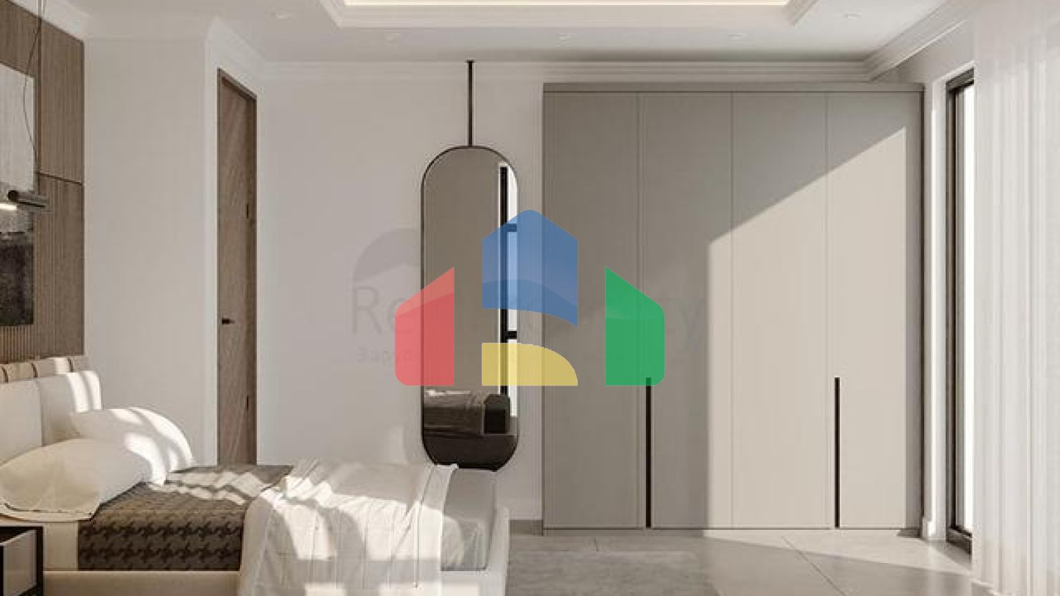 Вилла 3+1 с джакузи на крыше в 250 м от моря