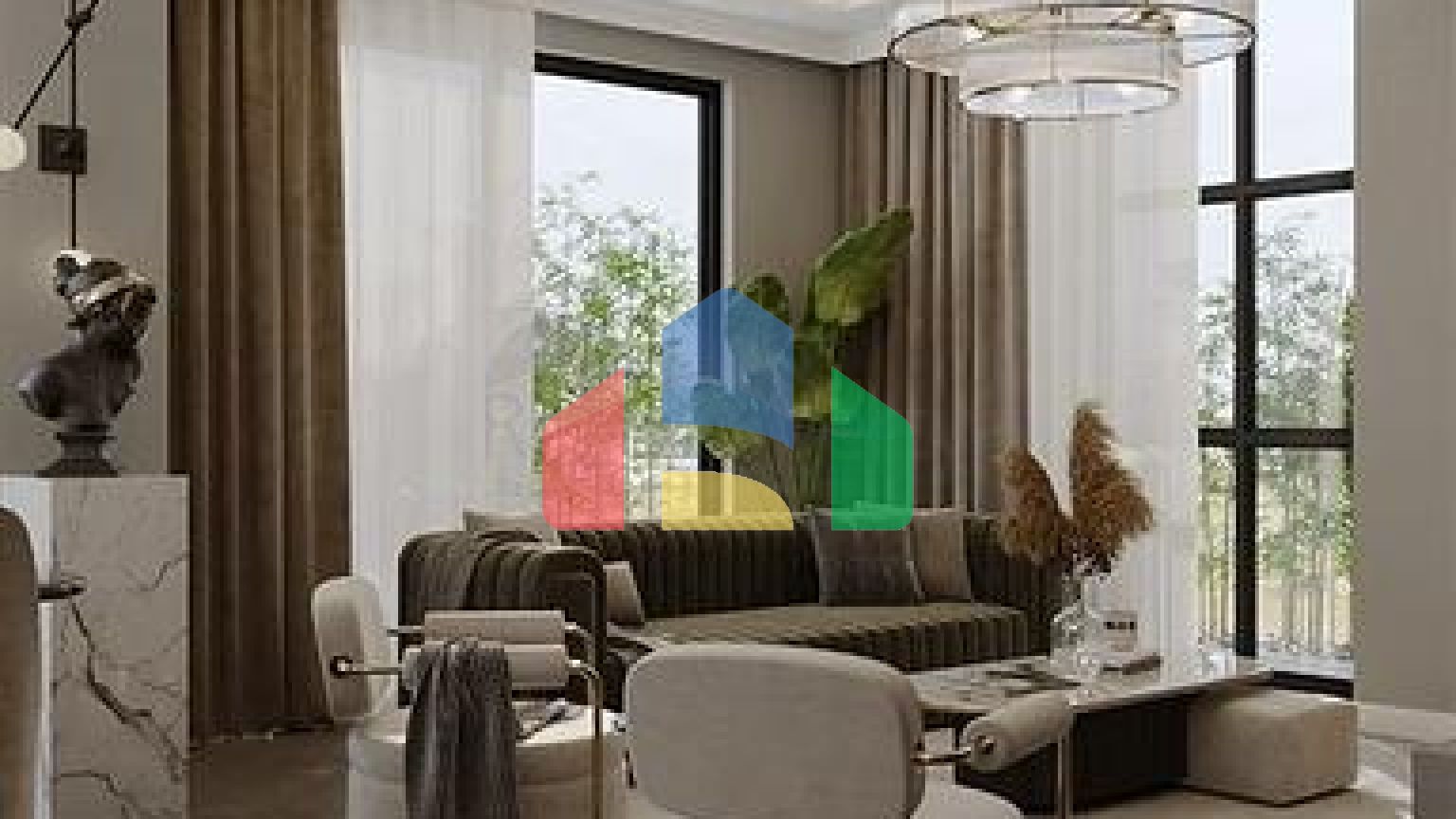 Вилла 3+1 с джакузи на крыше в 250 м от моря