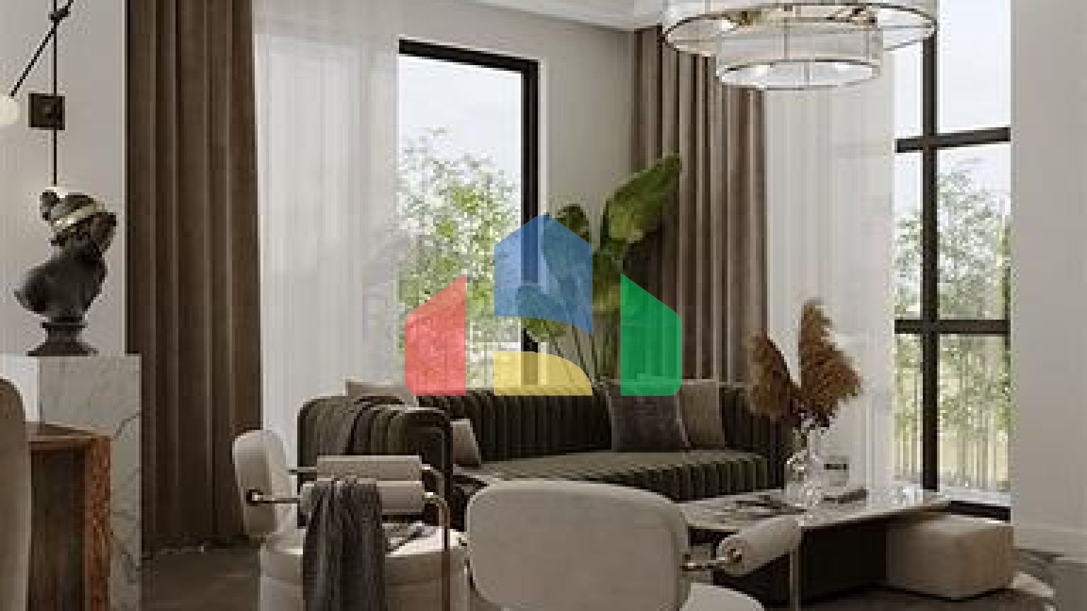 Вилла 3+1 с джакузи на крыше в 250 м от моря