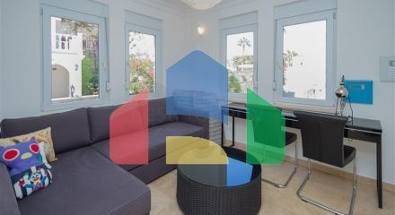 Роскошная вилла с панорамным видом на море в одном из самых престижных районов Алании