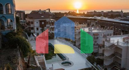 Квартира 2+1 в жилом комплексе в районе Конаклы