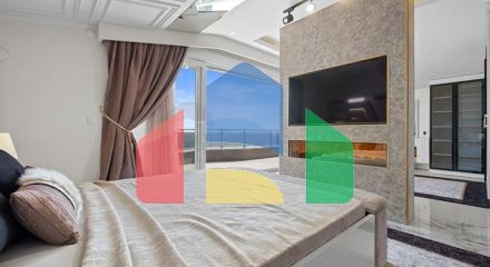 Пентхаус 4+1 с дизайнерским ремонтом и шикарным видом на море