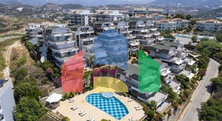 Пентхаус 4+1 с дизайнерским ремонтом и шикарным видом на море