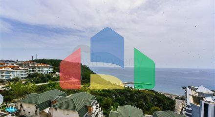 Luxury apartment with sea view and full infrastructure in the heart of Konakli