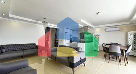 Luxury apartment with sea view and full infrastructure in the heart of Konakli