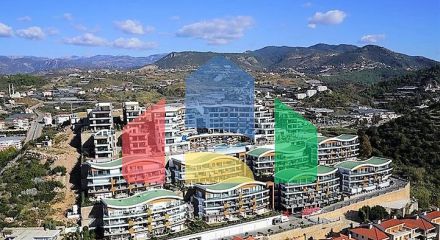 Розкішні апартаменти 1 + 1 в Конакли