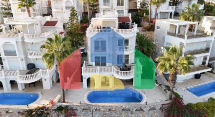 Вілла з просторою терасою в зеленій частині району Конакли