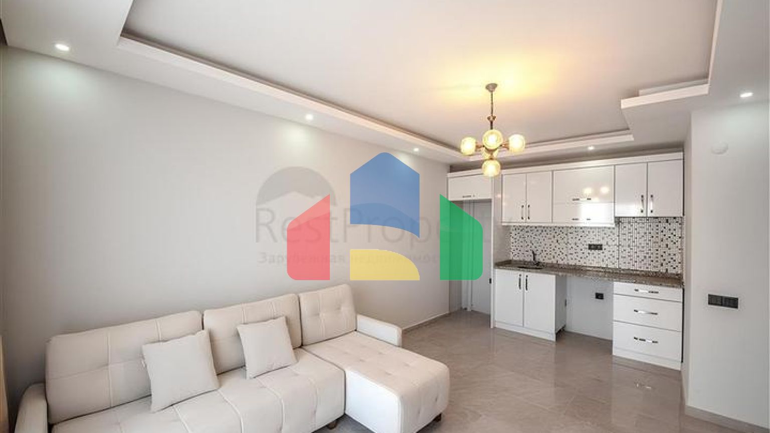 Квартира плануванням 1+1 в районі Конакли