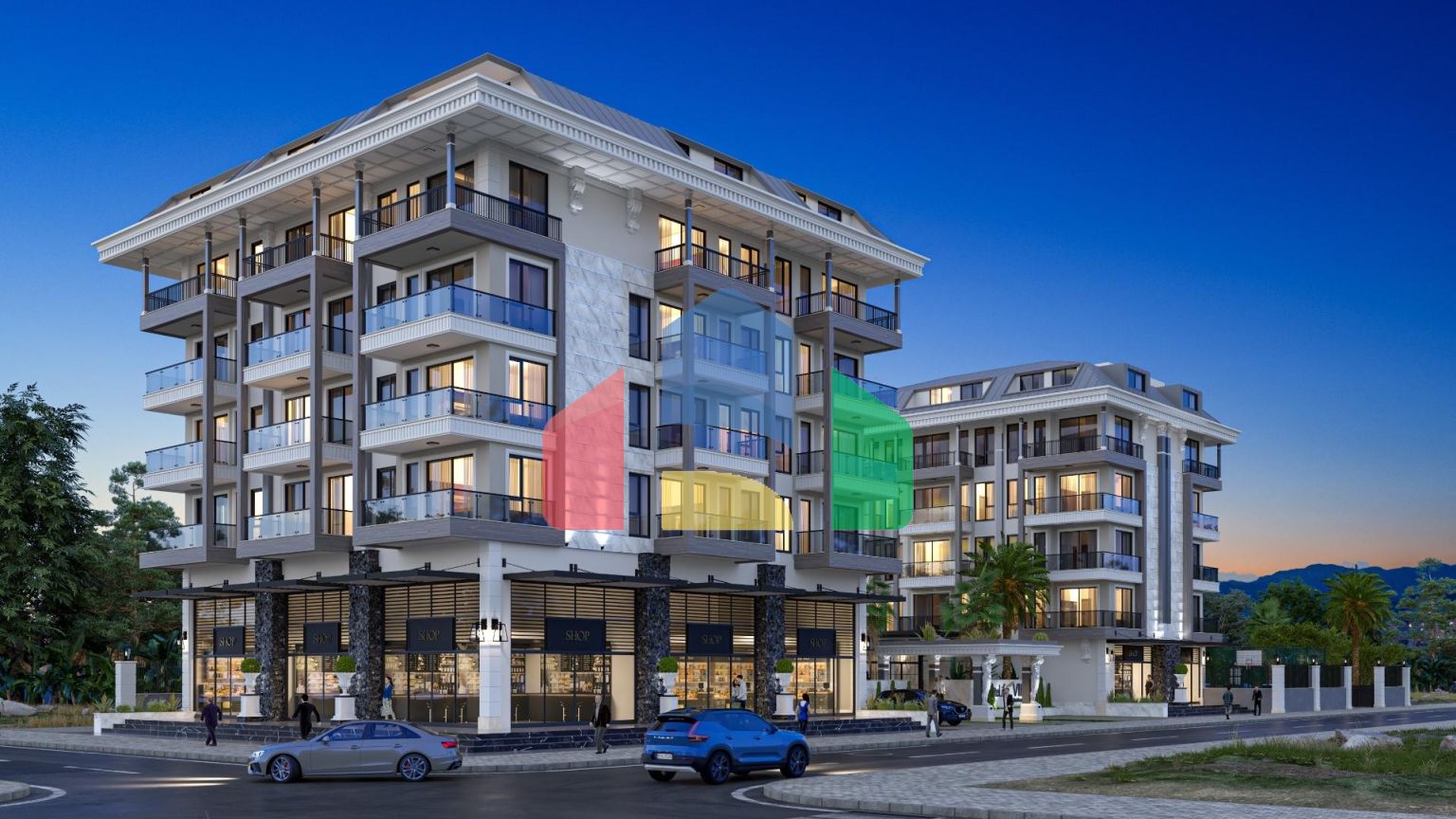 Готовые апартаменты в Аланье, 300 метров от моря