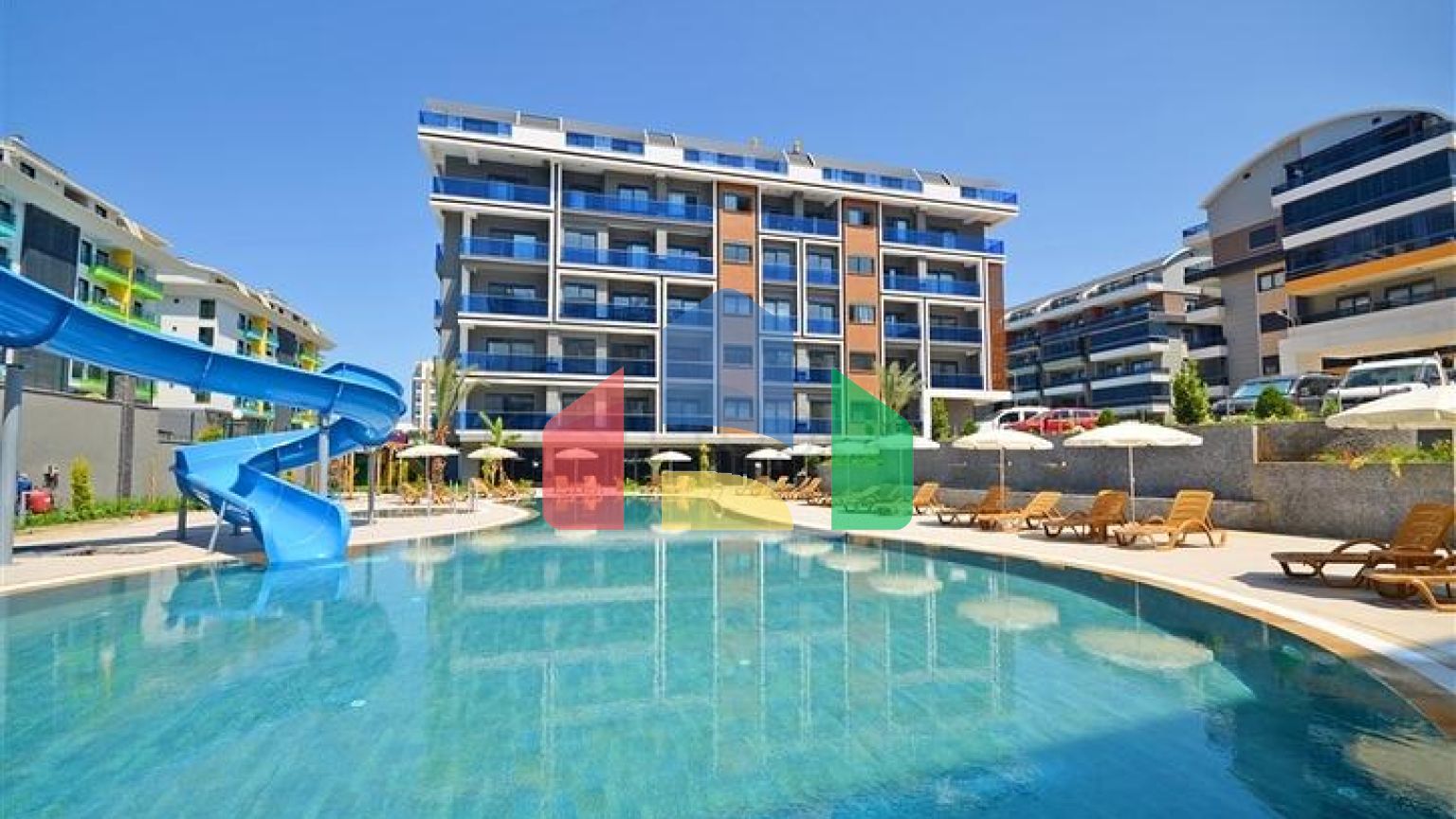 Квартира 1+1 в районе Каргыджак