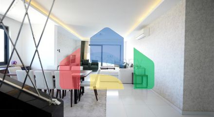 Пентхаус 3 + 1 зі своїм басейном на даху в районі Каргиджак