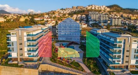 Пентхаус 3 + 1 зі своїм басейном на даху в районі Каргиджак