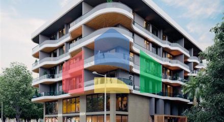Apartments in a new residential complex 50 m from the beach in Kargicak district
