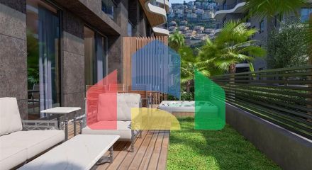 Apartments in a new residential complex 50 m from the beach in Kargicak district