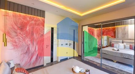 4+1 villa with modern design in the picturesque Kargicak area