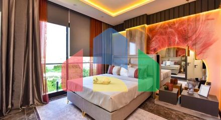4+1 villa with modern design in the picturesque Kargicak area