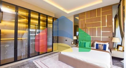 Вилла 4+1 с современным дизайном в живописном районе Каргыджак