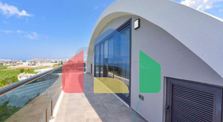 Вилла 4+1 с современным дизайном в живописном районе Каргыджак