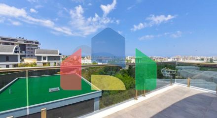 Вилла 4+1 с современным дизайном в живописном районе Каргыджак