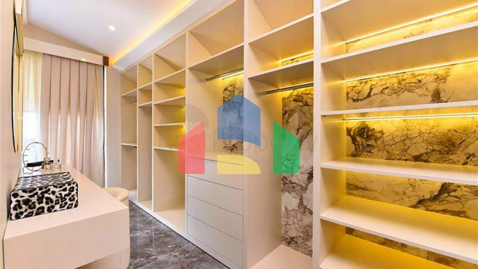 Вилла 4+1 с современным дизайном в живописном районе Каргыджак