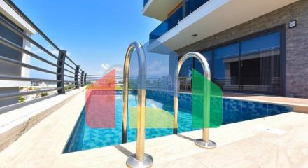 Вилла 4+1 с современным дизайном в живописном районе Каргыджак