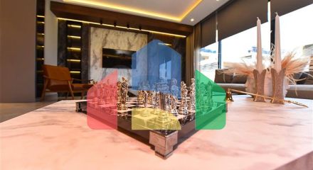 Вилла 4+1 с современным дизайном в живописном районе Каргыджак