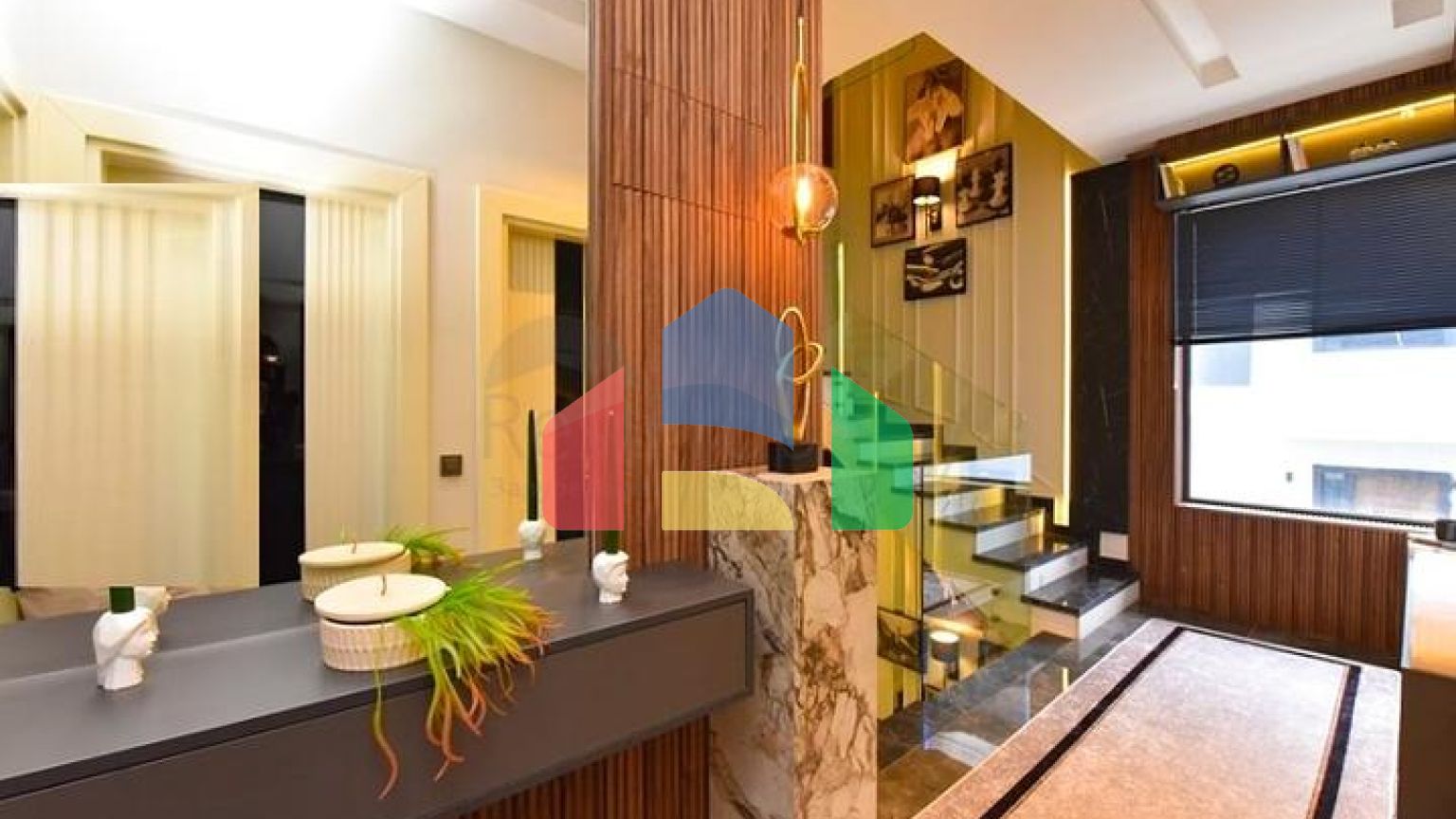 Вилла 4+1 с современным дизайном в живописном районе Каргыджак