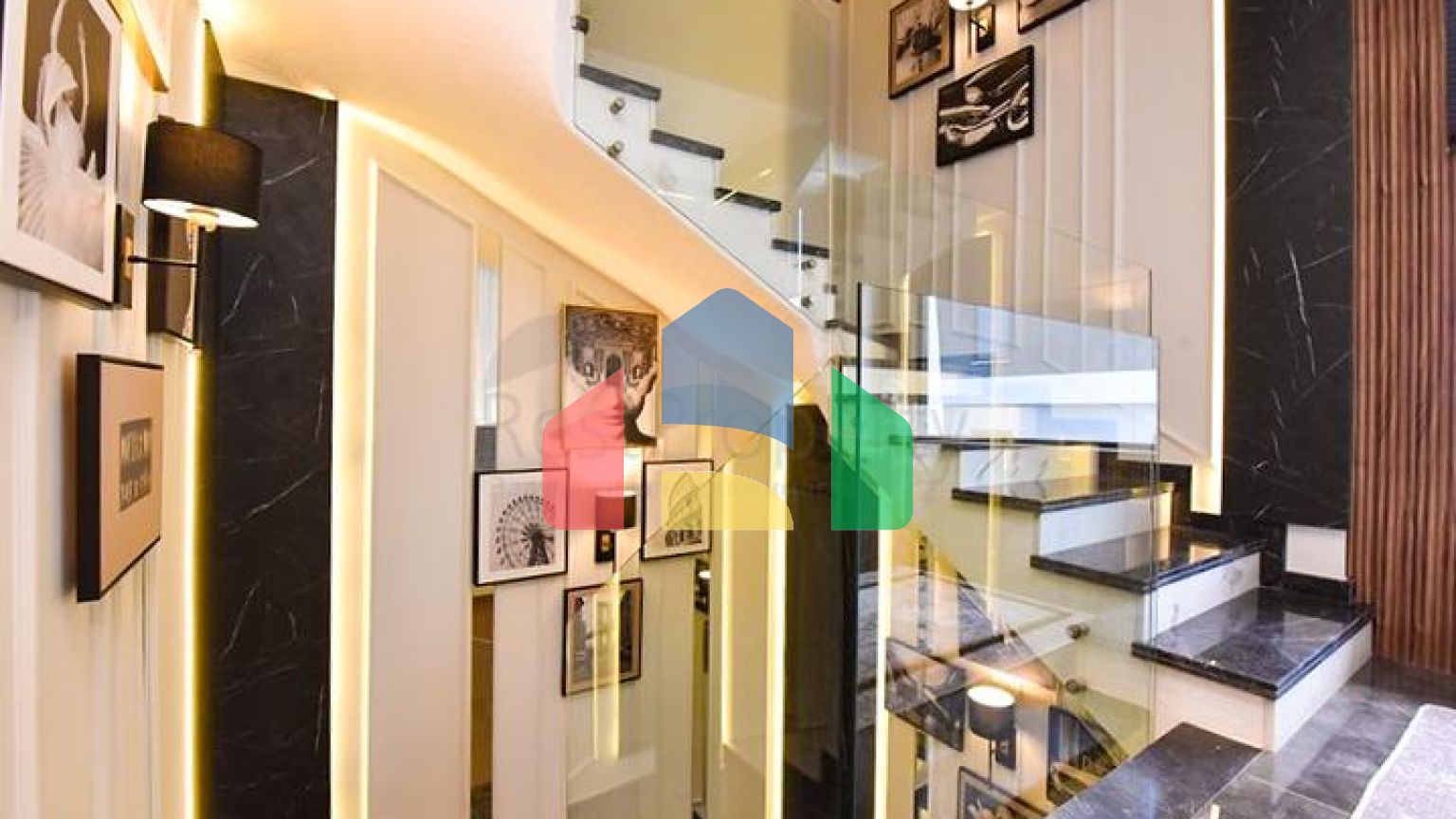 Вилла 4+1 с современным дизайном в живописном районе Каргыджак