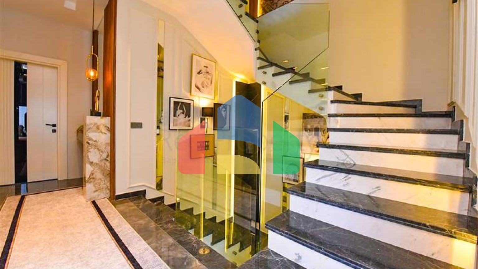 Вилла 4+1 с современным дизайном в живописном районе Каргыджак