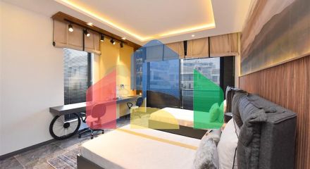 Вилла 4+1 с современным дизайном в живописном районе Каргыджак