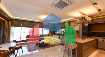 Вилла 4+1 с современным дизайном в живописном районе Каргыджак