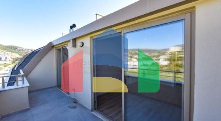 Пентхаус 3+1 с открытым видом на горы в районе Каргыджак