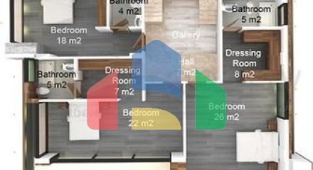 Вілли в новому комплексі району Каргиджак