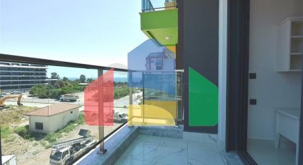 Квартира 1+1 в 200 м від пляжу в районі Каргыджак