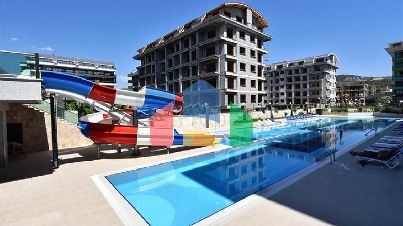 Квартира 1+1 в 200 м от пляжа в районе Каргыджак