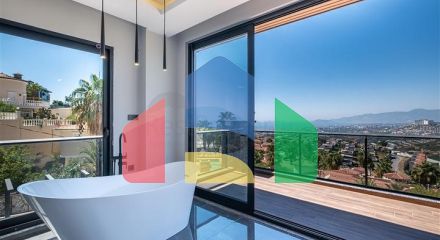 Роскошная вилла с захватывающим видом на море в Каргыджаке Роскошная вилла с захватывающим видом на море в Каргыджаке