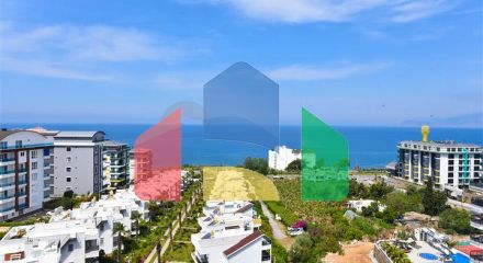 Роскошный пентхаус с видом на Средиземное море в районе Каргыджак Роскошный пентхаус с видом на Средиземное море в районе Каргыджак