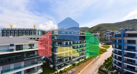 Роскошный пентхаус с видом на Средиземное море в районе Каргыджак Роскошный пентхаус с видом на Средиземное море в районе Каргыджак